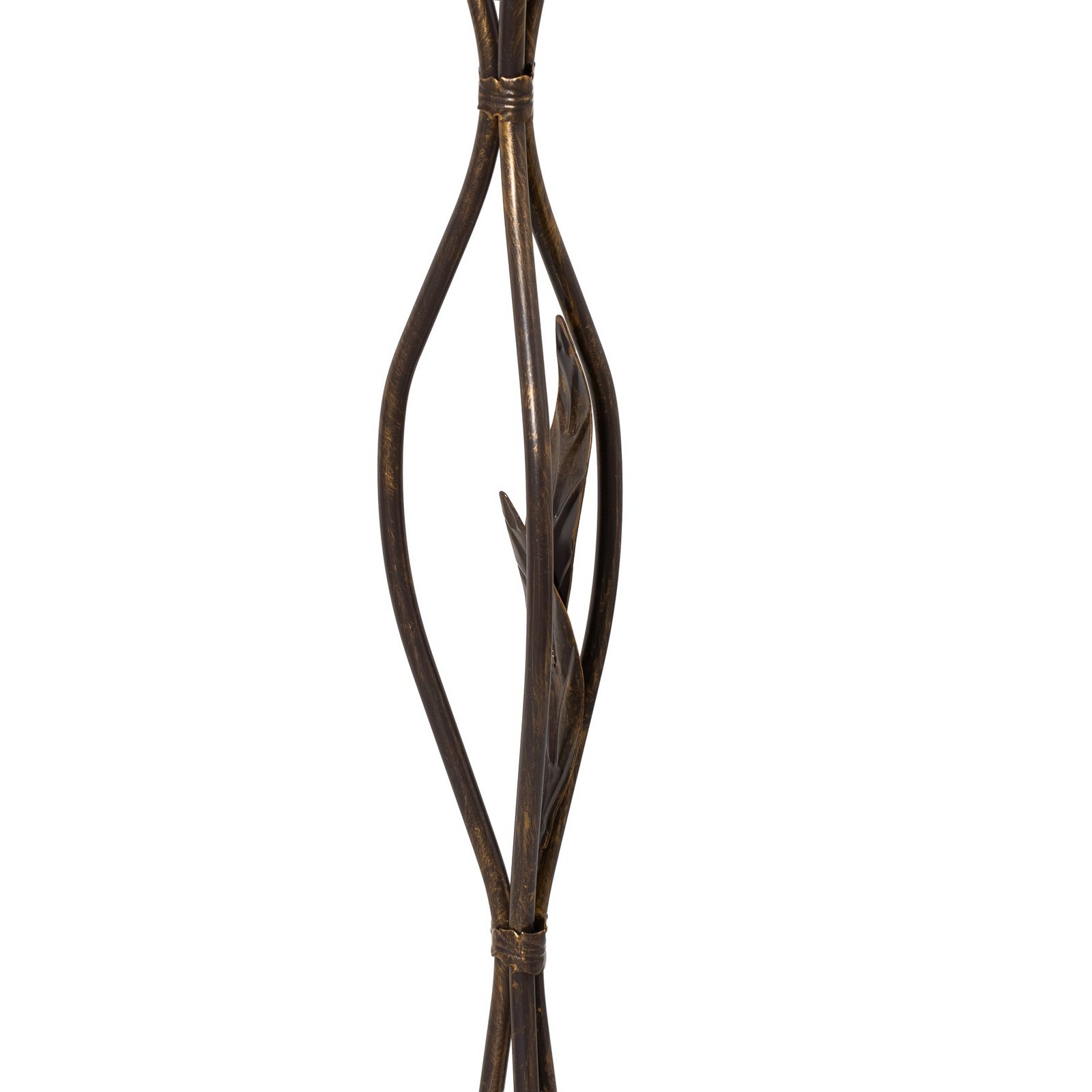 Stāvlampa Alga, 3 gaismas, dzelzs, stikls, Florentīna Stāvlampa Alga, 3 gaismas, dzelzs, stikls, Florentīna