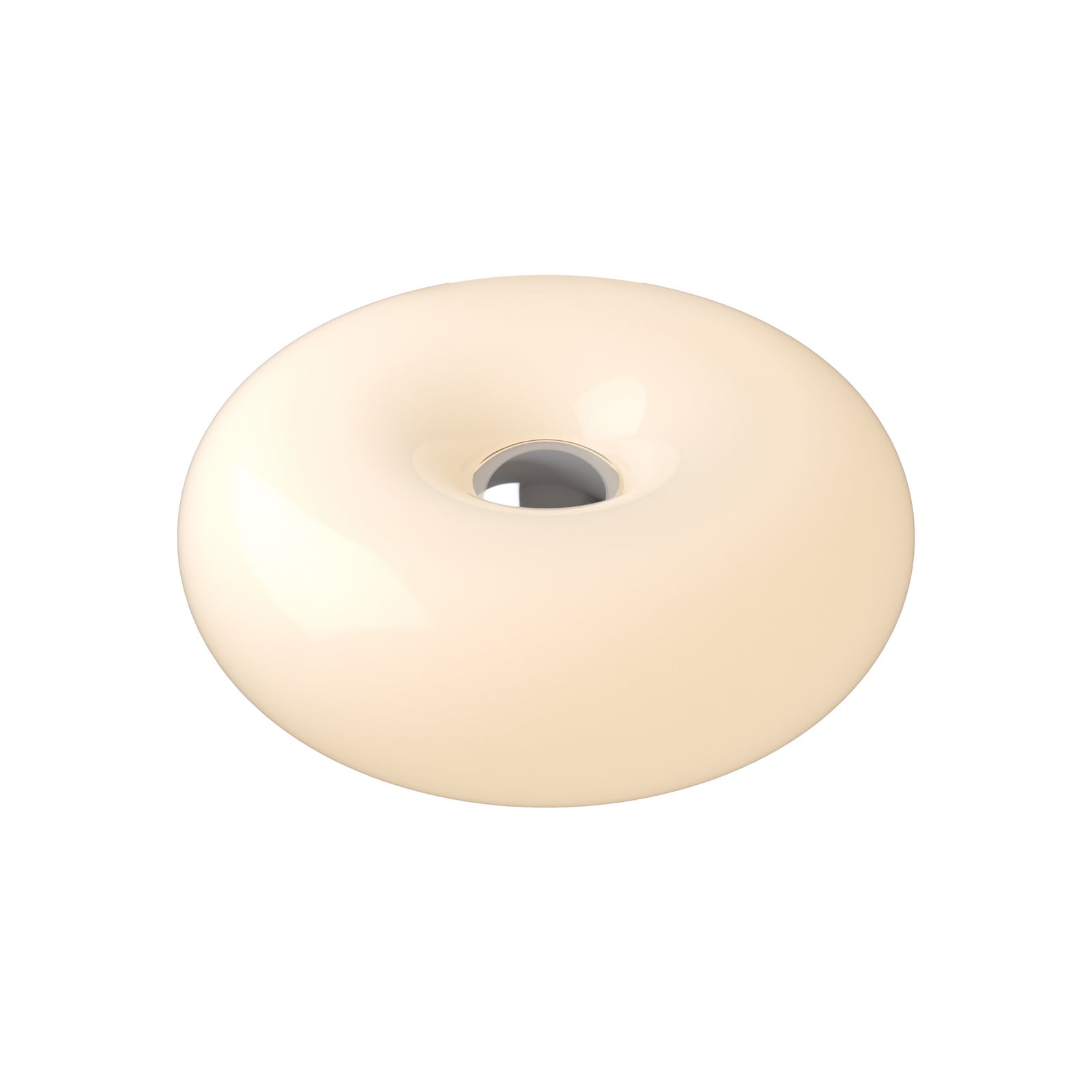Stolová LED lampa Basile, biela, sklo, 2 700 K