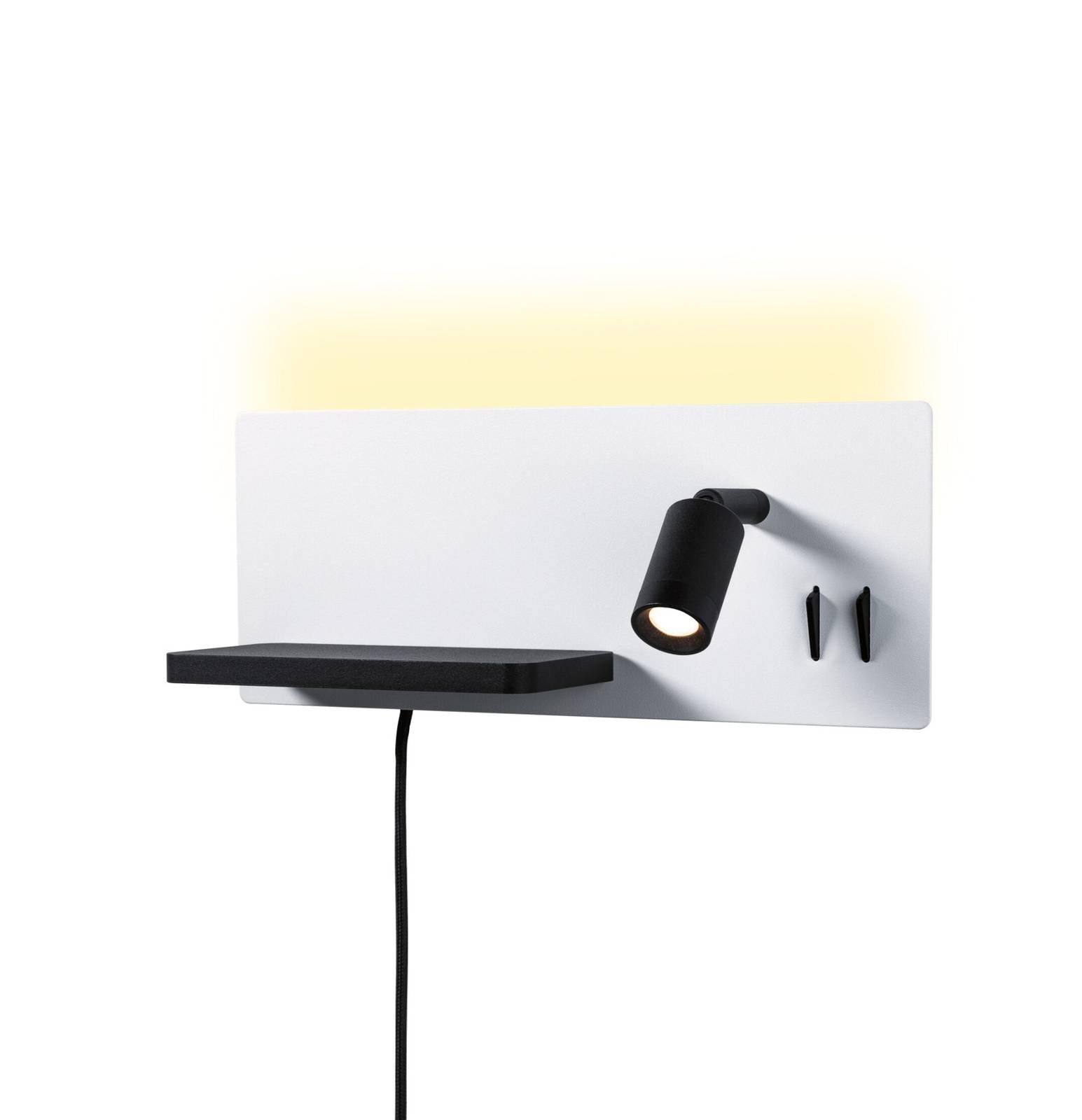 Led Wandleuchte Serra in Weiß-matt und Schwarz-matt 55W - white - Paulmann
