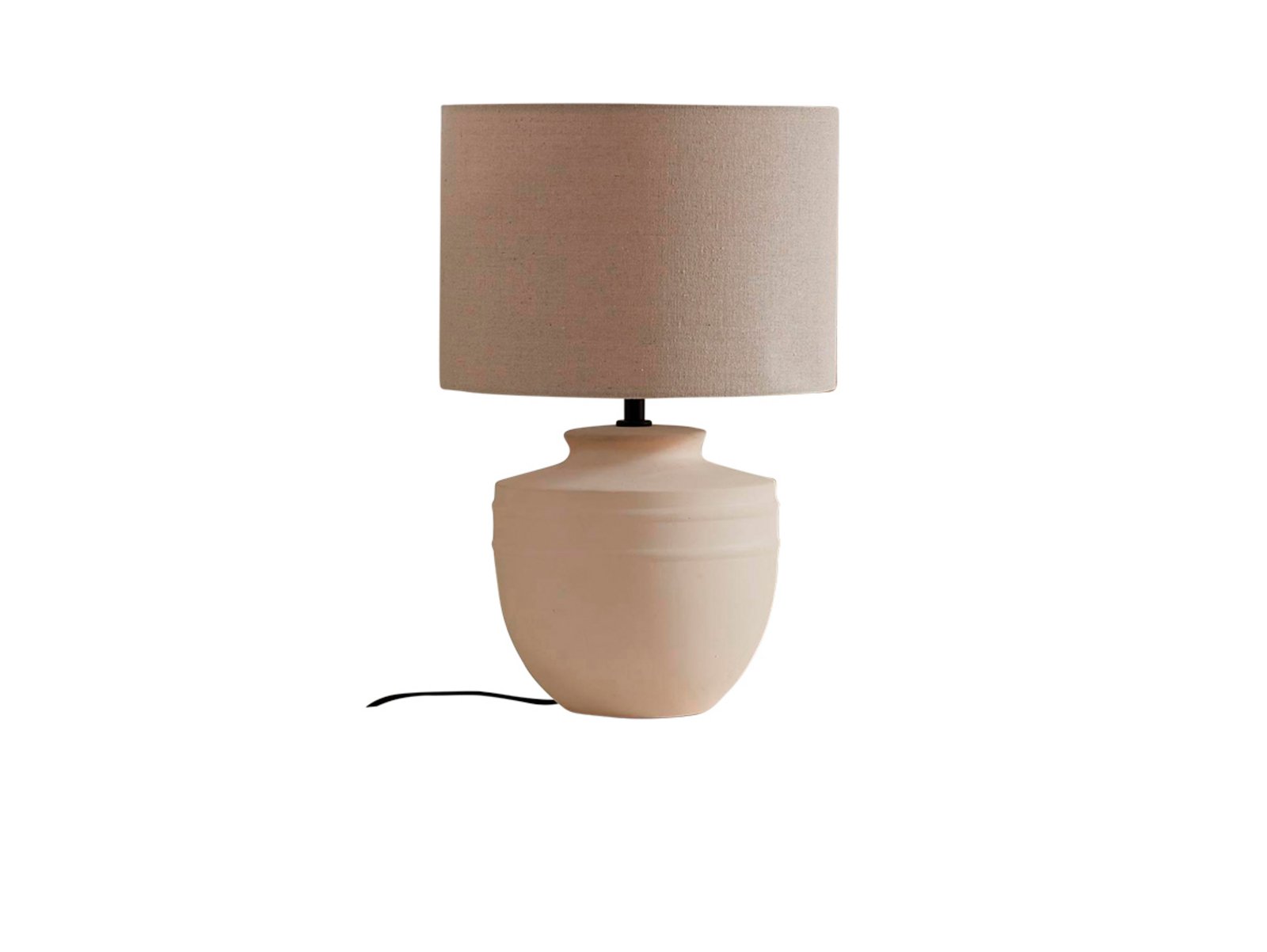 Thalassia Bordslampa Ø30 Beige - Lindby