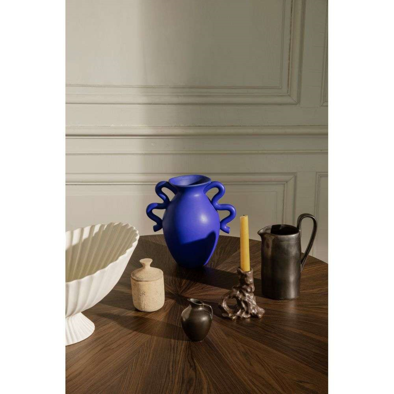 Verso Table Vase Bright Blue - ferm LIVING