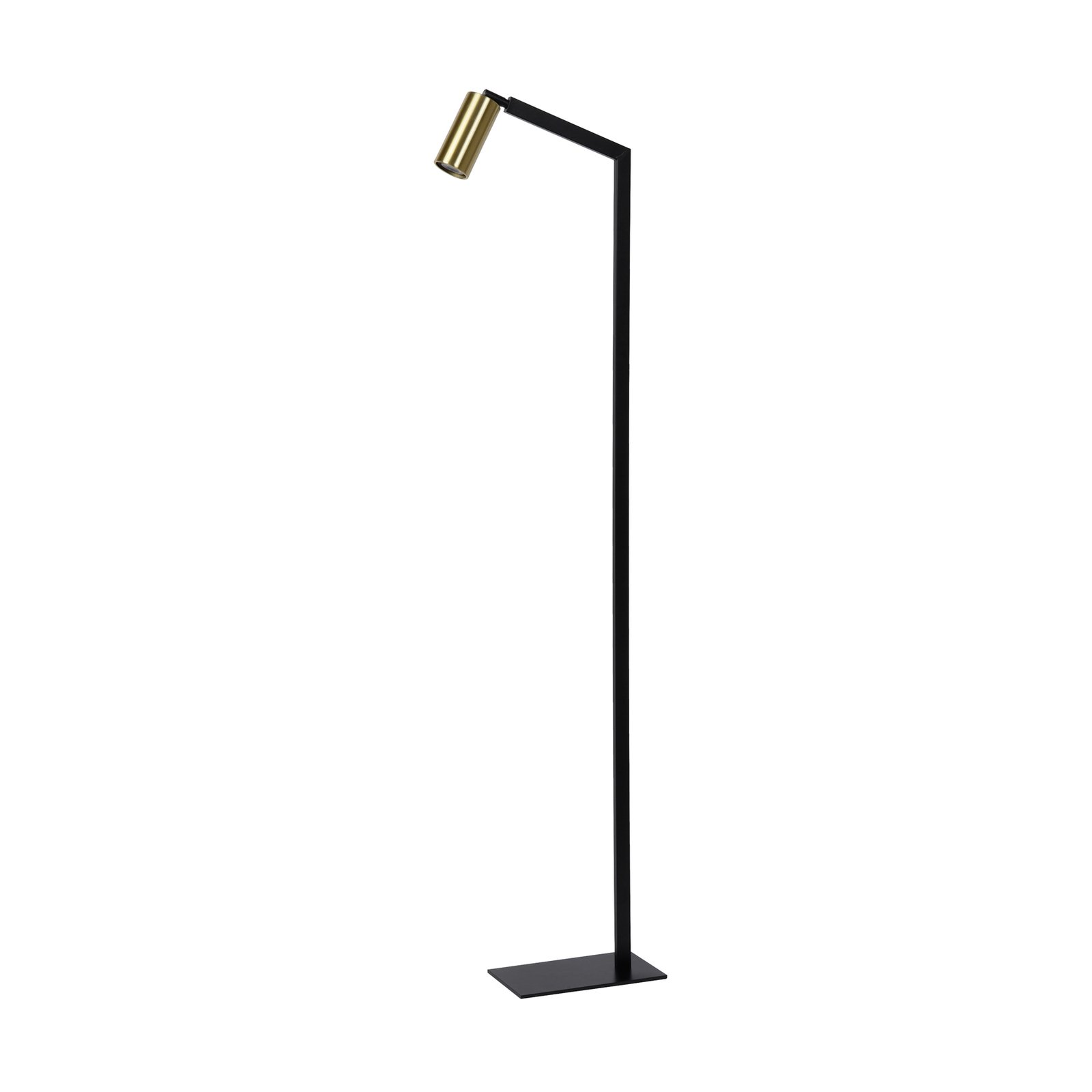 Sybil floor lamp rotatable/pivotable black/gold