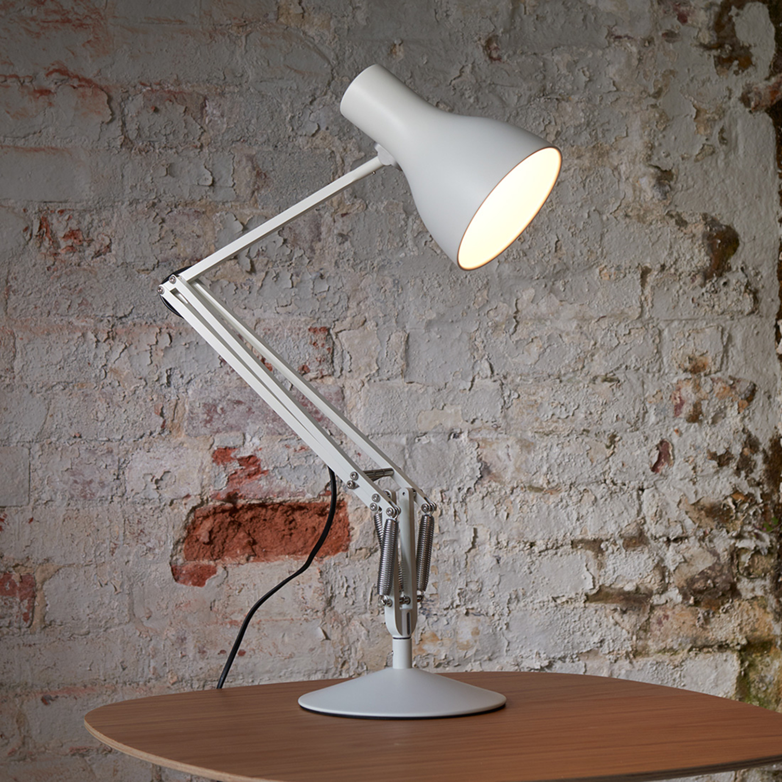 Anglepoise Type 75 lampa stołowa biel alpejska