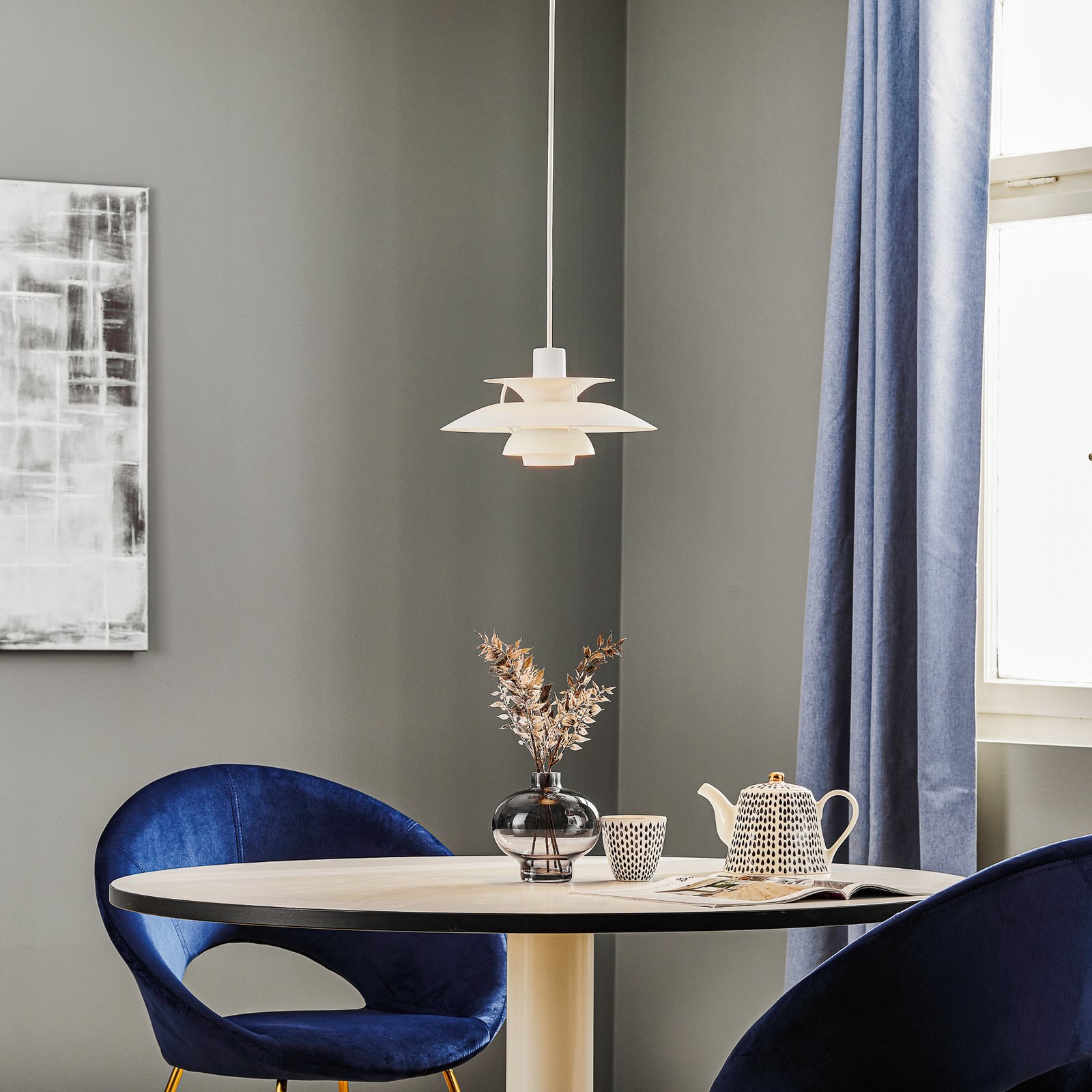 PH 5 Mini Pendelleuchte Monochrome White - Louis Poulsen