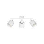 Lindby plafondlamp Aralena, wit, 3-lamps, metaal