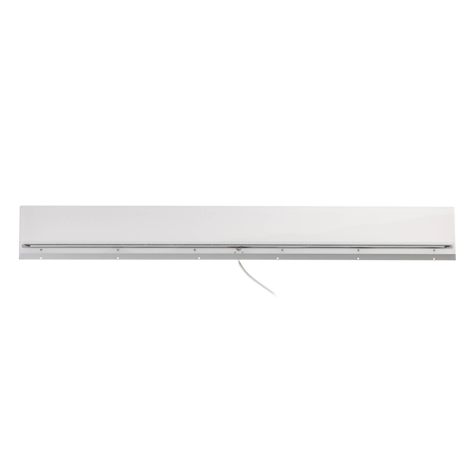 Ebir Adele LED furniture light, width 100 cm, for Bathroom, acrylic, aluminium, 12 W, W: 100 cm, H: 1.3 cm