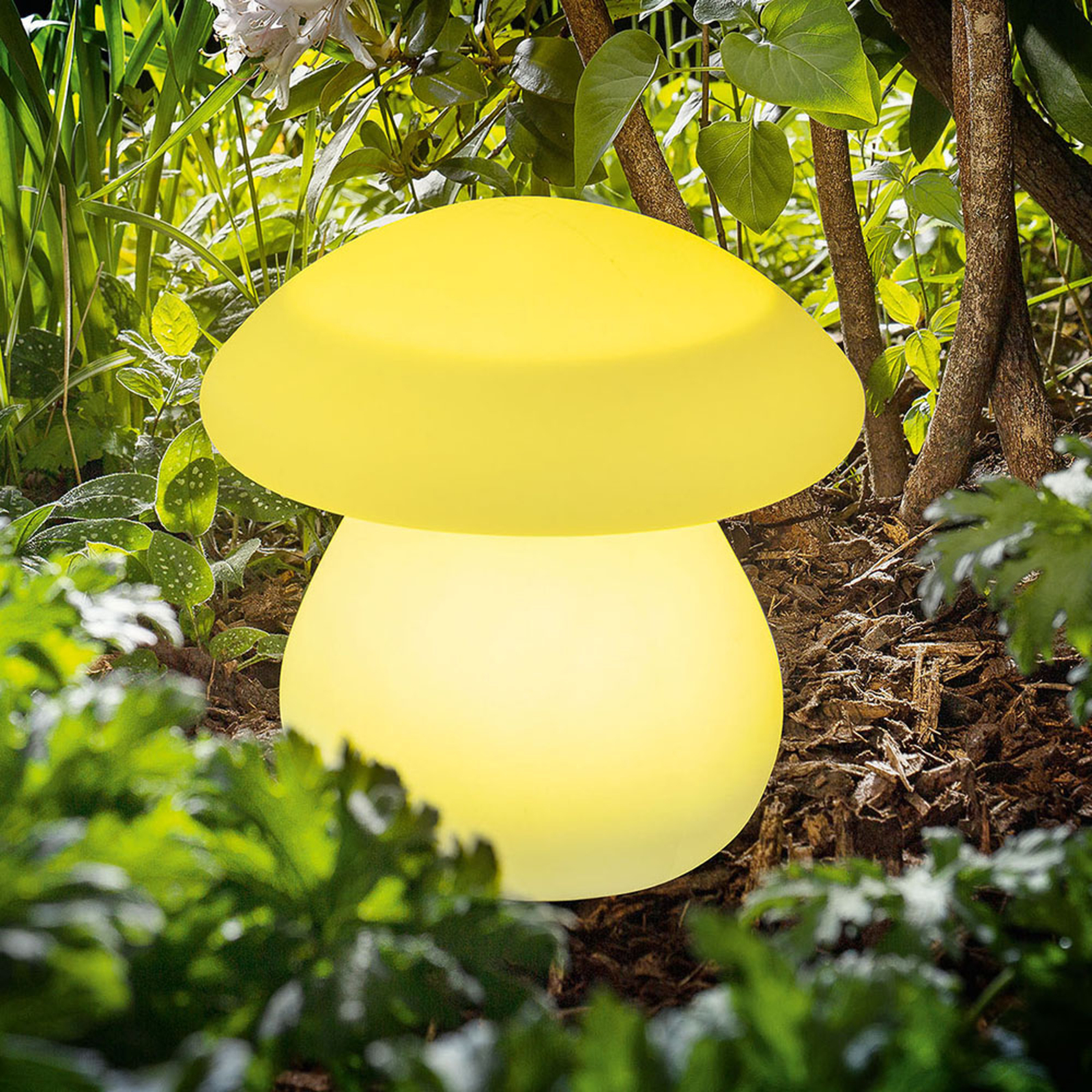 Smart Mushroom LED-dekorationslampe, solceller