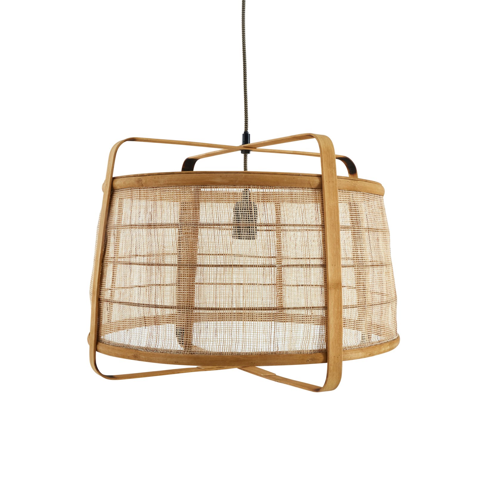 Lindby Liriana pendant light made of bamboo