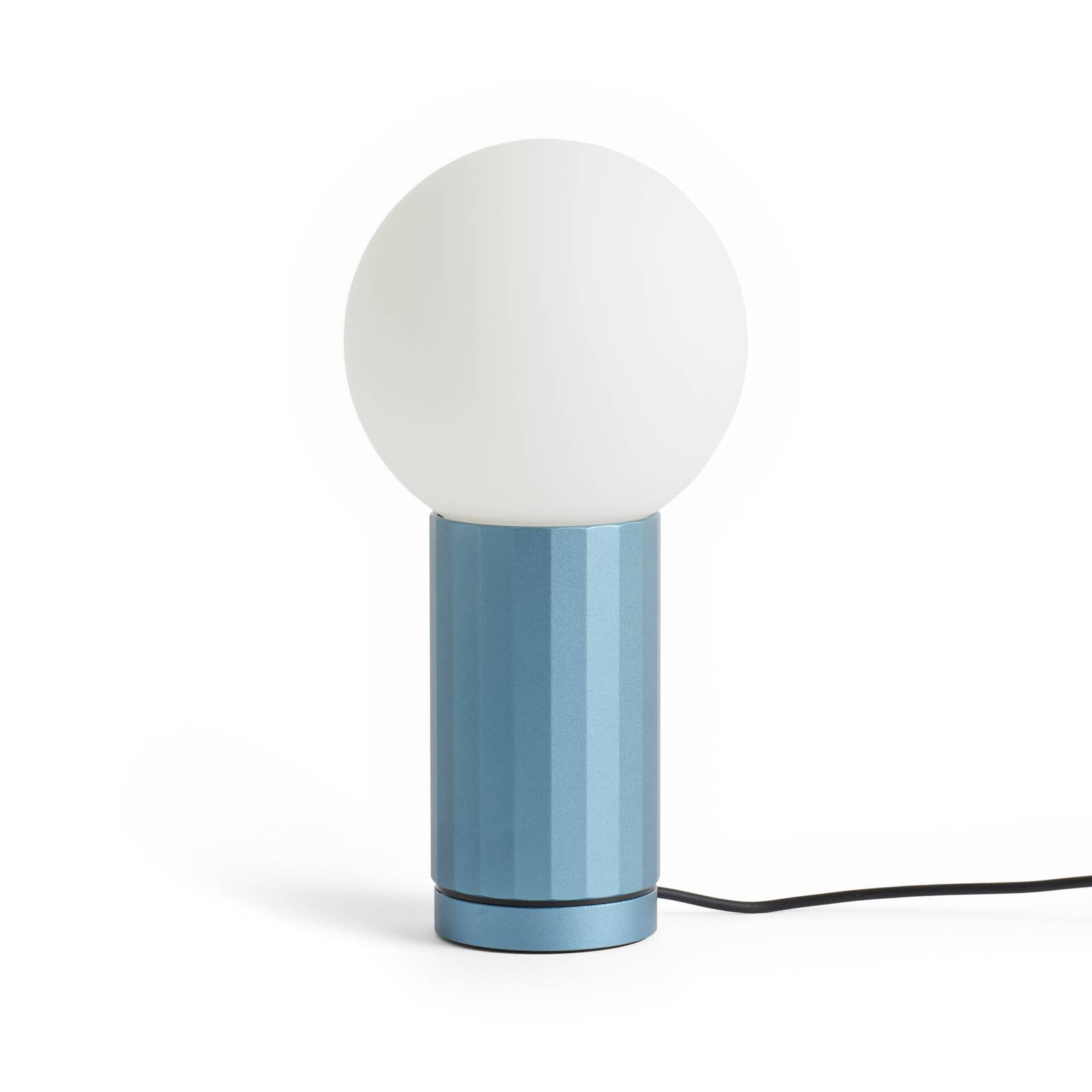 HAY LED-Tischleuchte TURN ON, blau, Höhe 20 cm, dimmbar