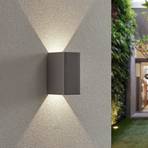 Lucande LED-utomhusvägglampa Vigga, betong