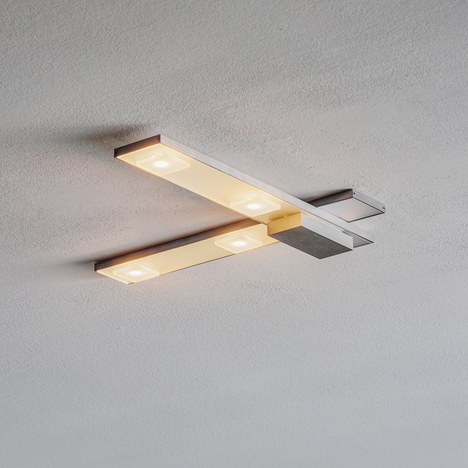 Sofisticada lámpara de techo LED Slight, antracita