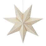 Blank com estrela LED suspensa, pilha, Tim Ø 45cm, dourado