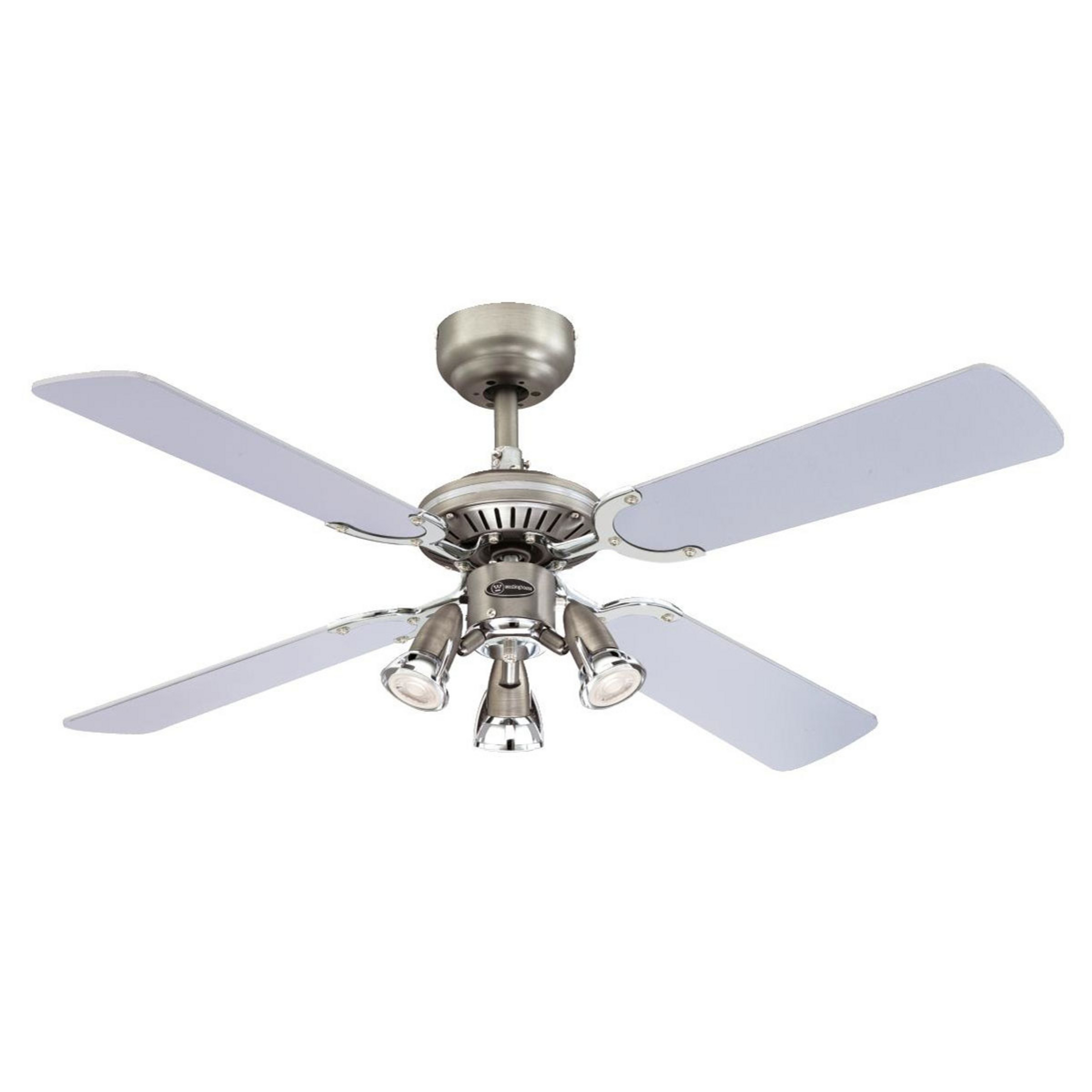 Princess Euro Ventilator 3-flg. silber/grafit - Westinghouse