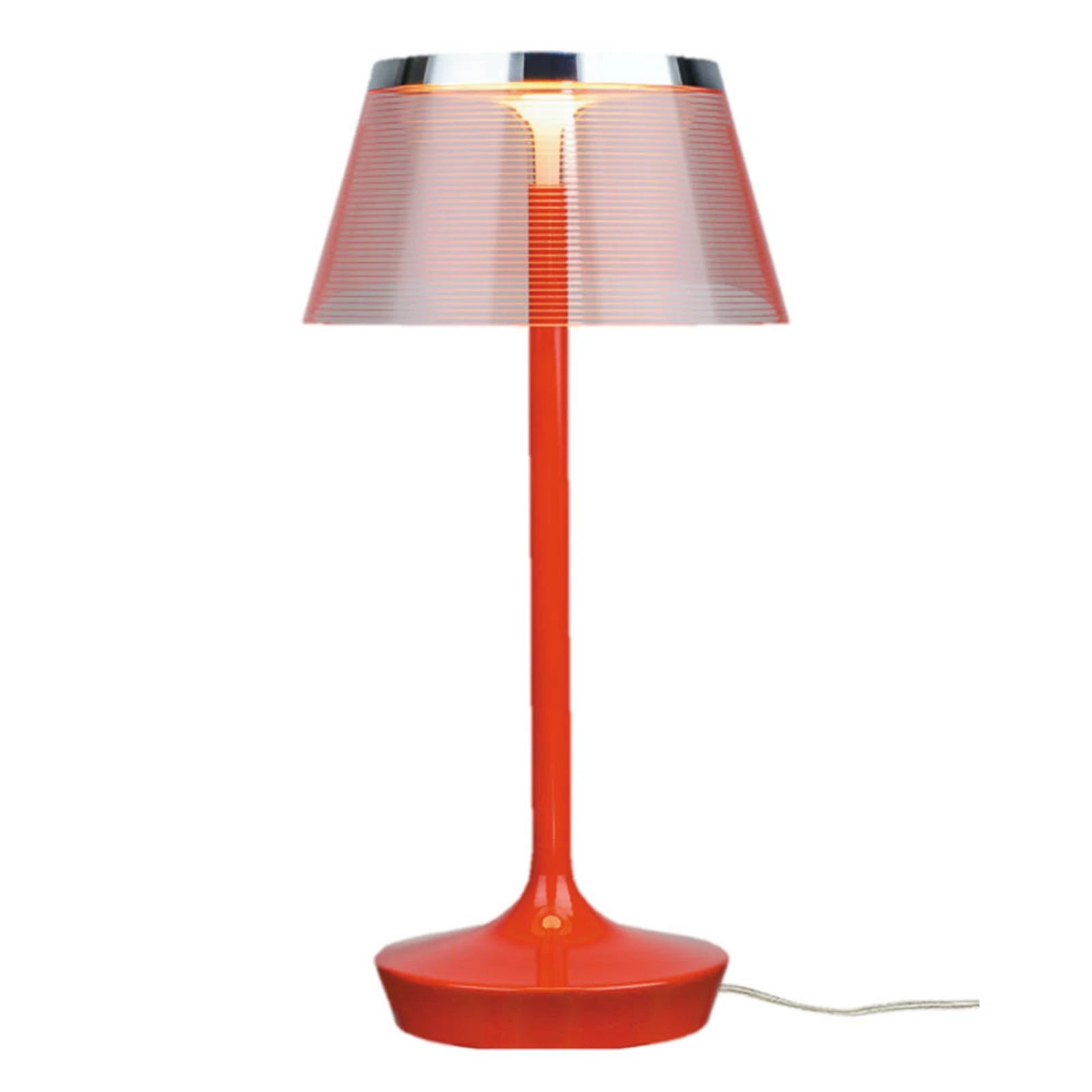 Lampião de mesa LED Aluminor La Petite Lamp, vermelho