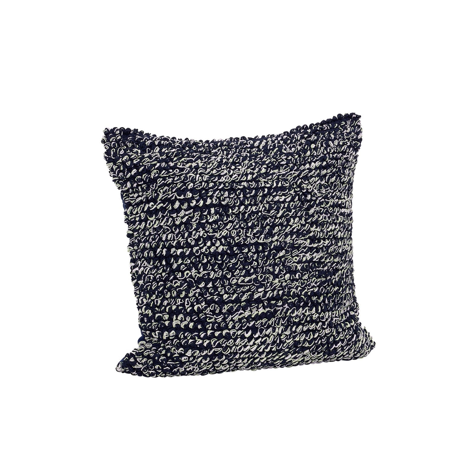 Cuscino Blend blu scuro, lunghezza 40 cm - Hübsch