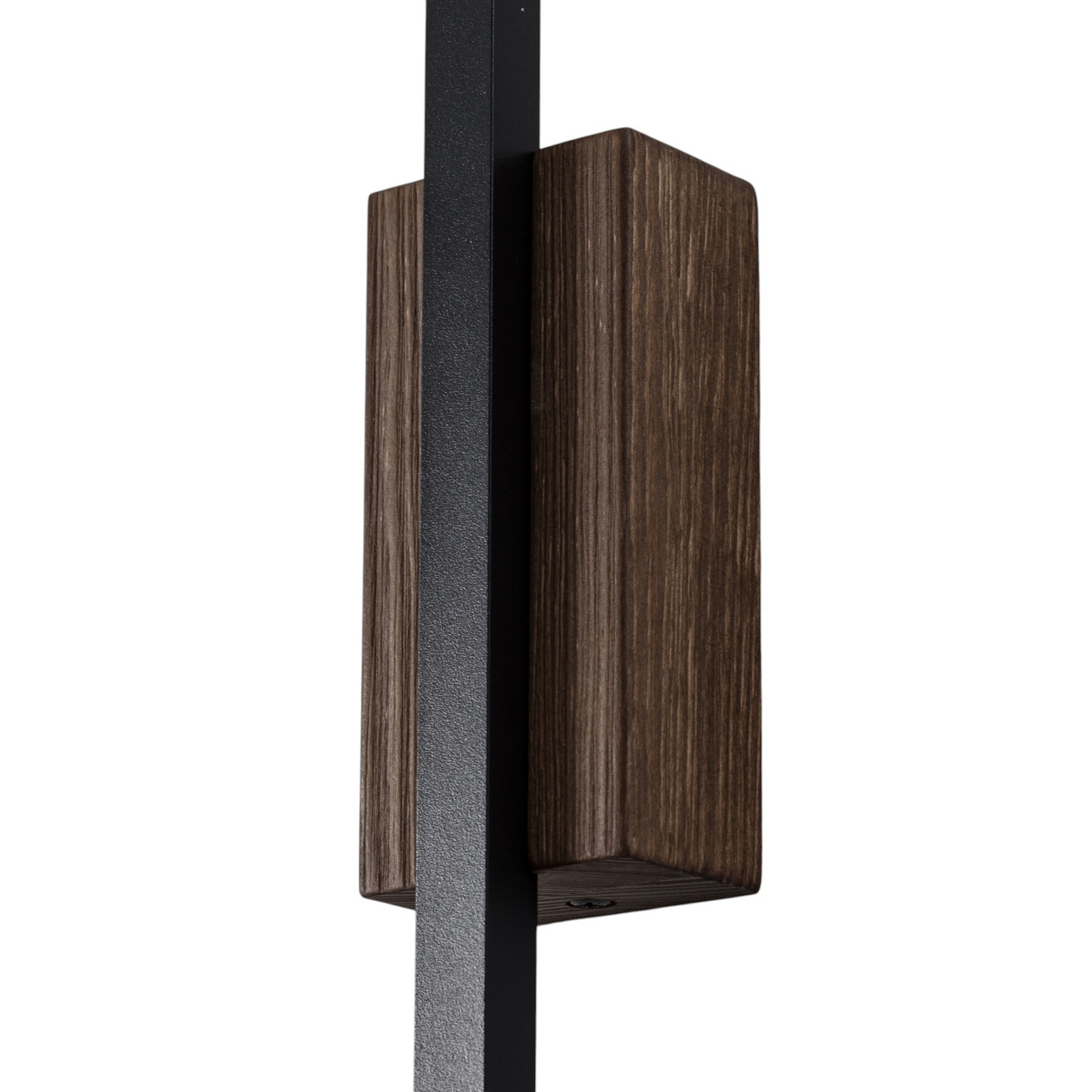 LED wall light Flash black/walnut height 108 cm 1-bulb