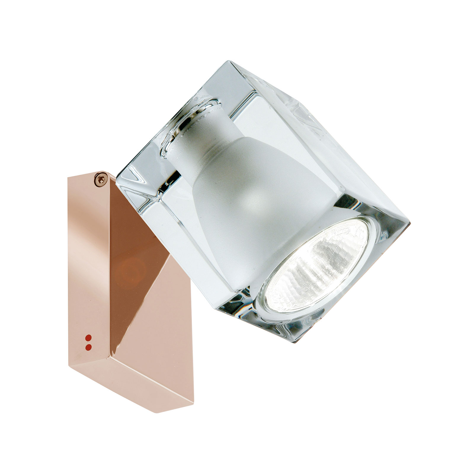 Fabbian Cubetto Wandlampe GU10 kupfer/klar