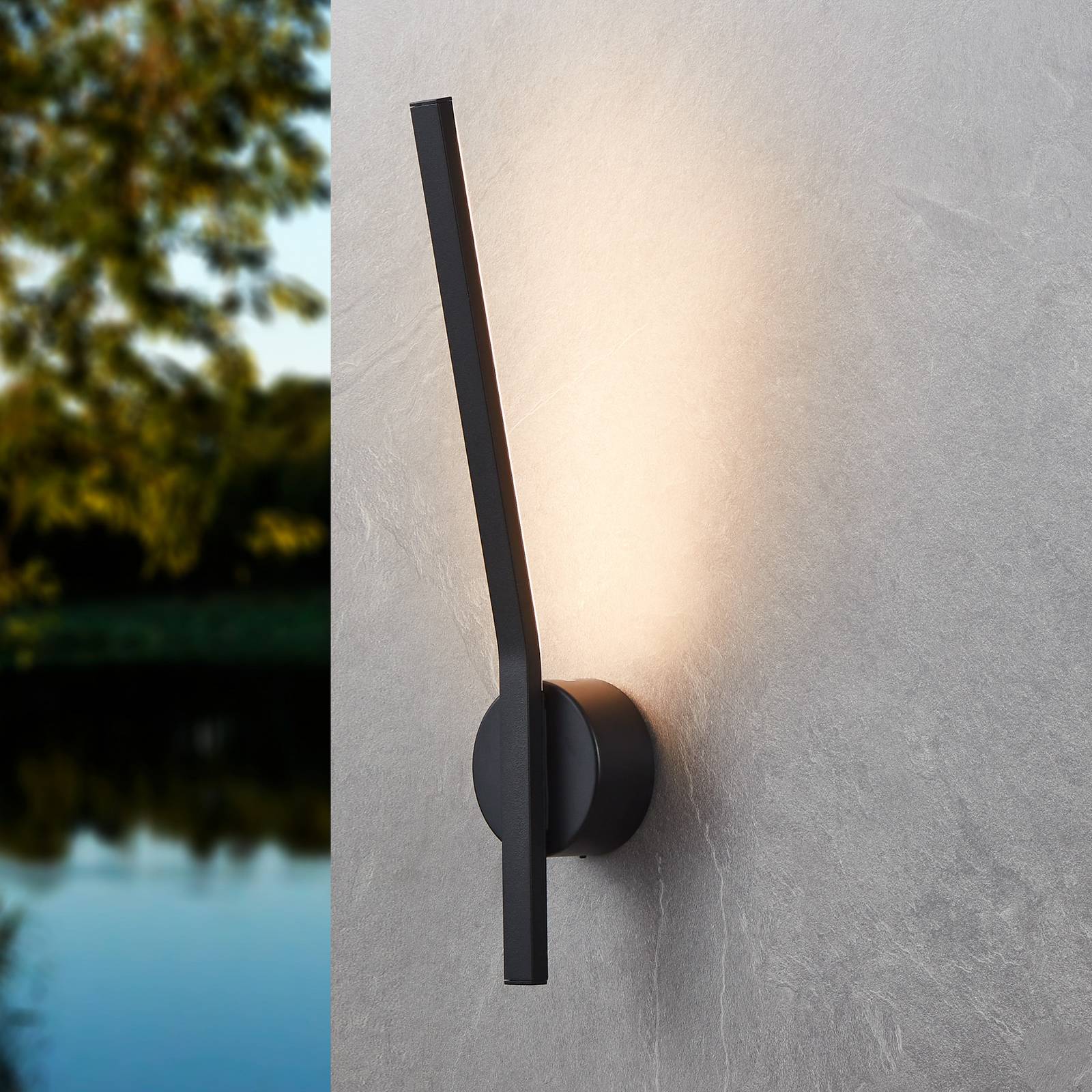 LED-Außenwandleuchte Taparita, indirekt strahlend günstig online kaufen