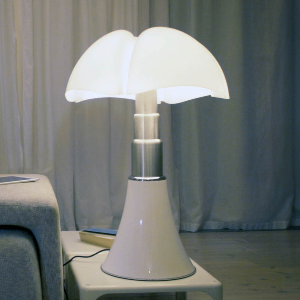 Martinelli Luce Pipistrello LED-bordslampa dimbar, vit från Martinelli Luce