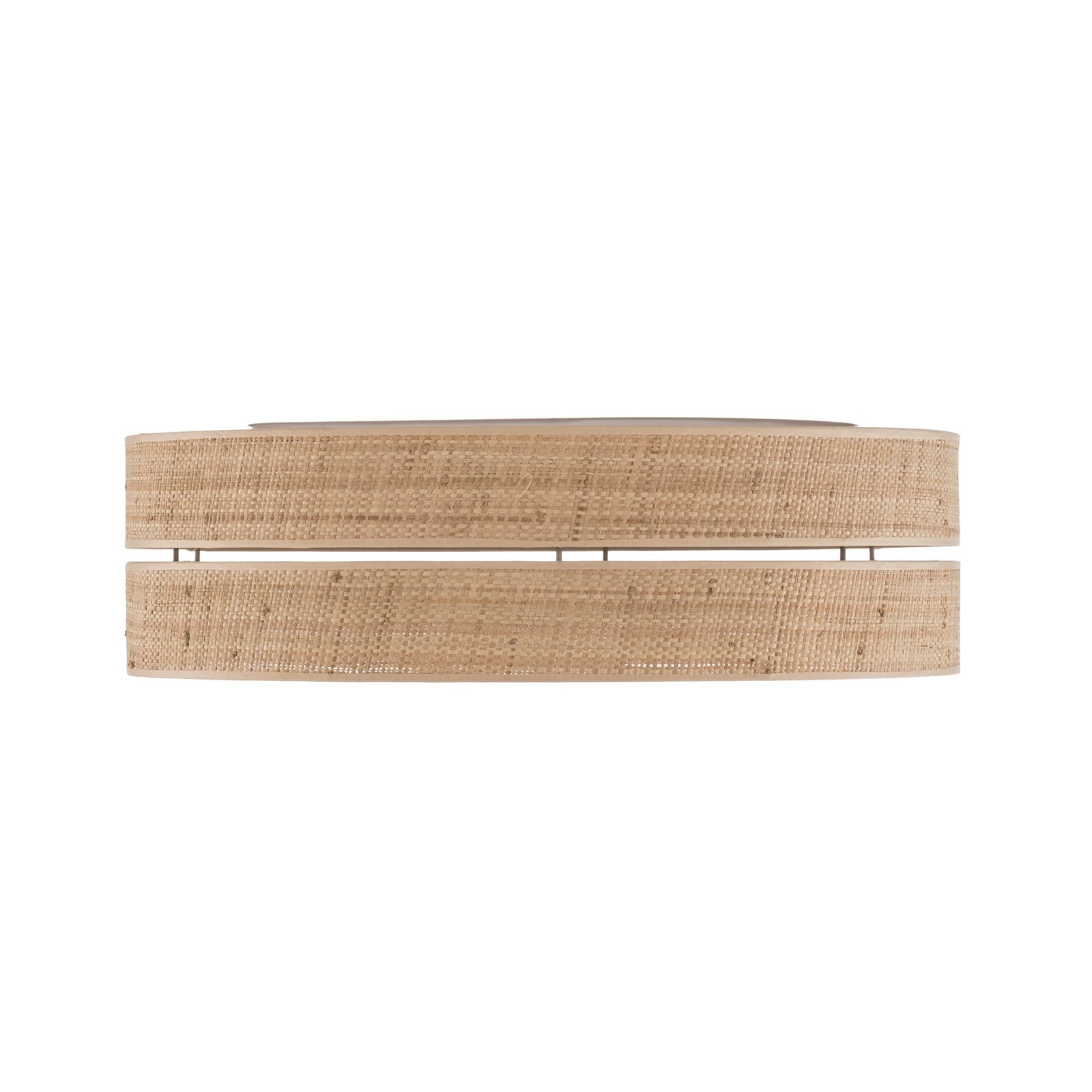 Deckenleuchte Calma, beige, Bast, Ø 60 cm, E27