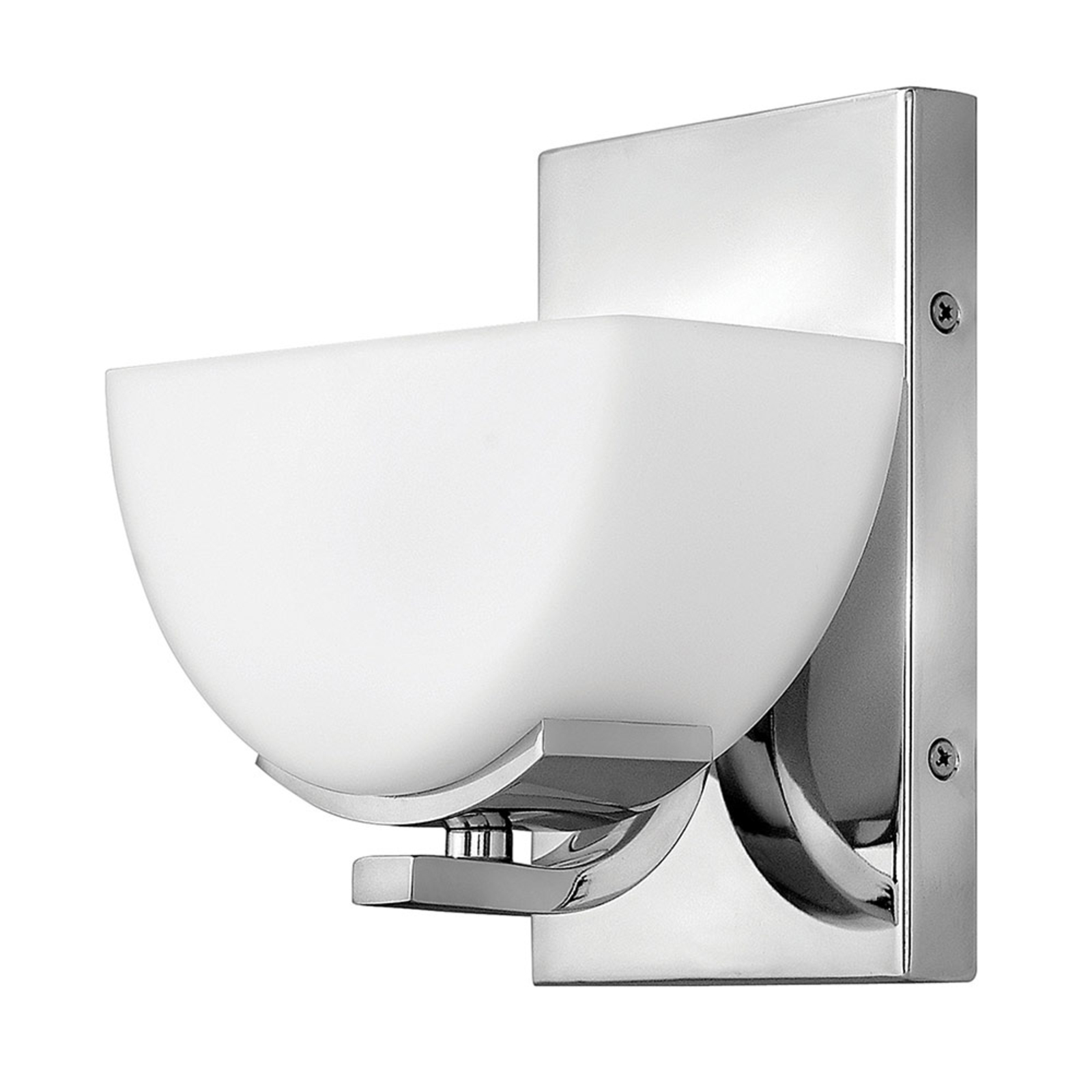Elstead Verve LED wall lamp, one-bulb, for Bathroom, metal, glass, G9, 3.5 W, energy efficiency: A++, W: 17 cm, H: 18 cm