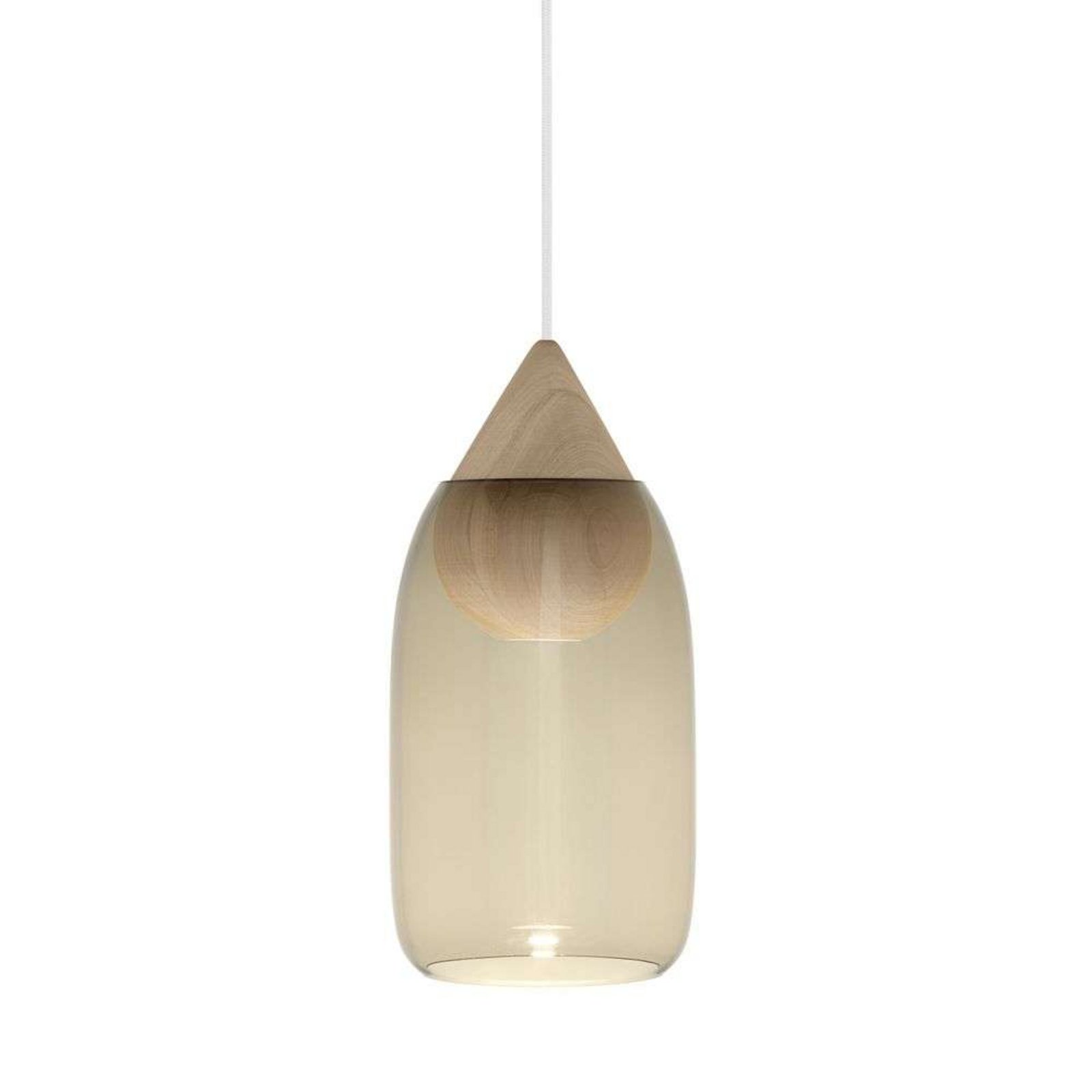 Liuku Lampa Wisząca Drop Smoked - Mater