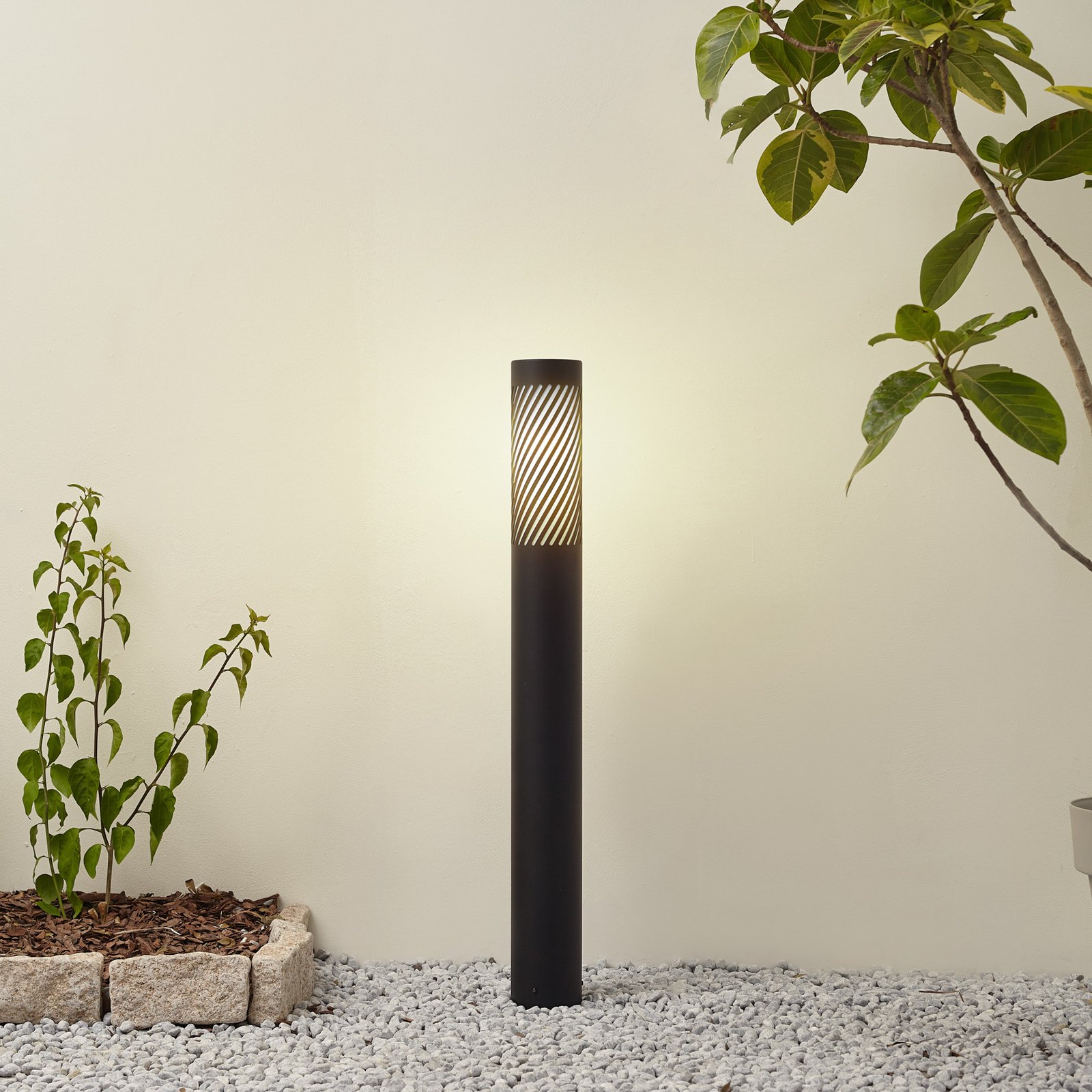 Lurinda Outdoor Bollard Ø10,5 Black - Lindby