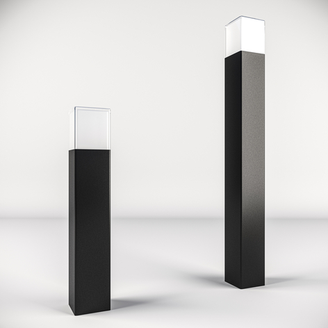 LED-Wegeleuchte aus Aluminium, 3.000 K, IP44