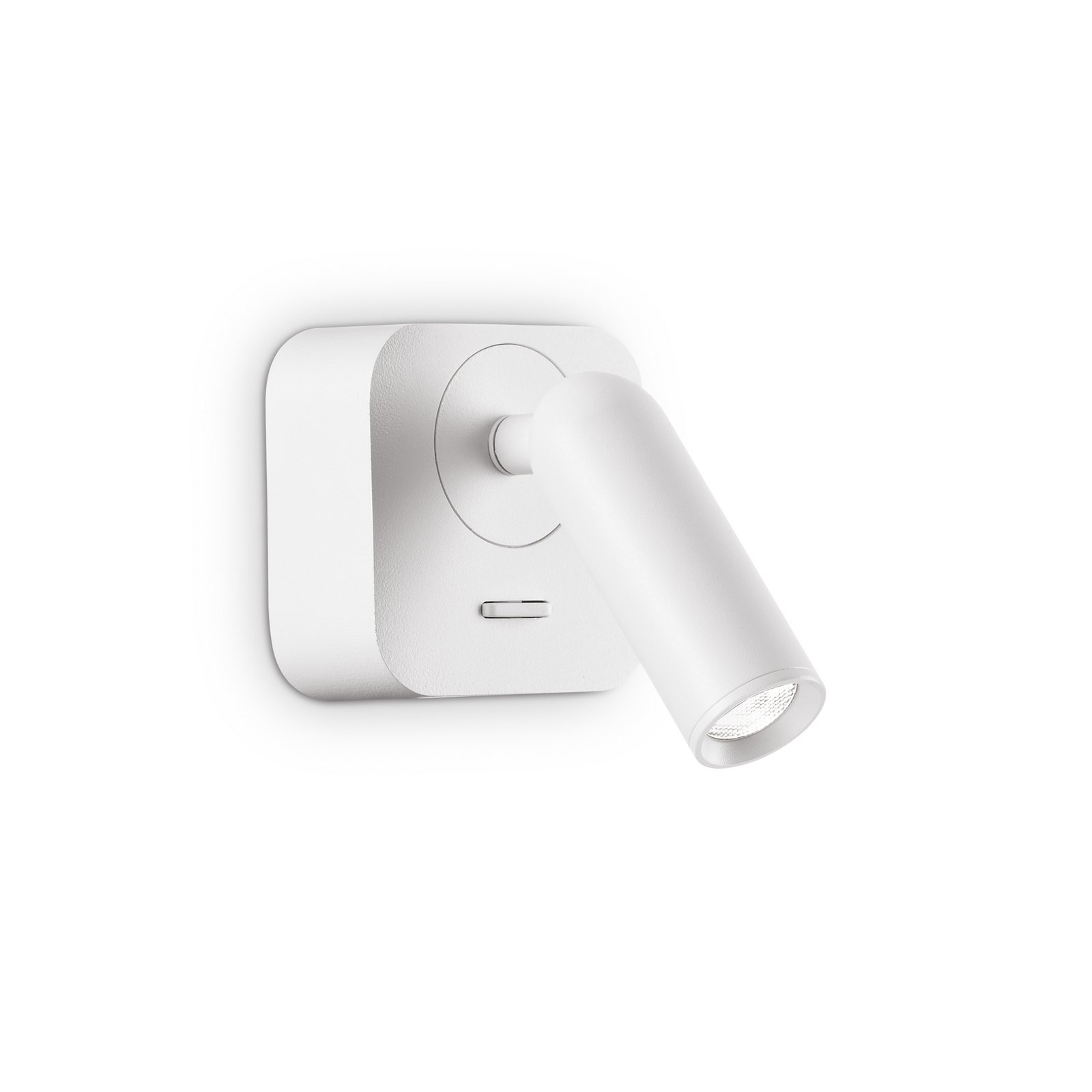 Ideal Lux LED zidni reflektor Bean, bijela, širina 7 cm, metal