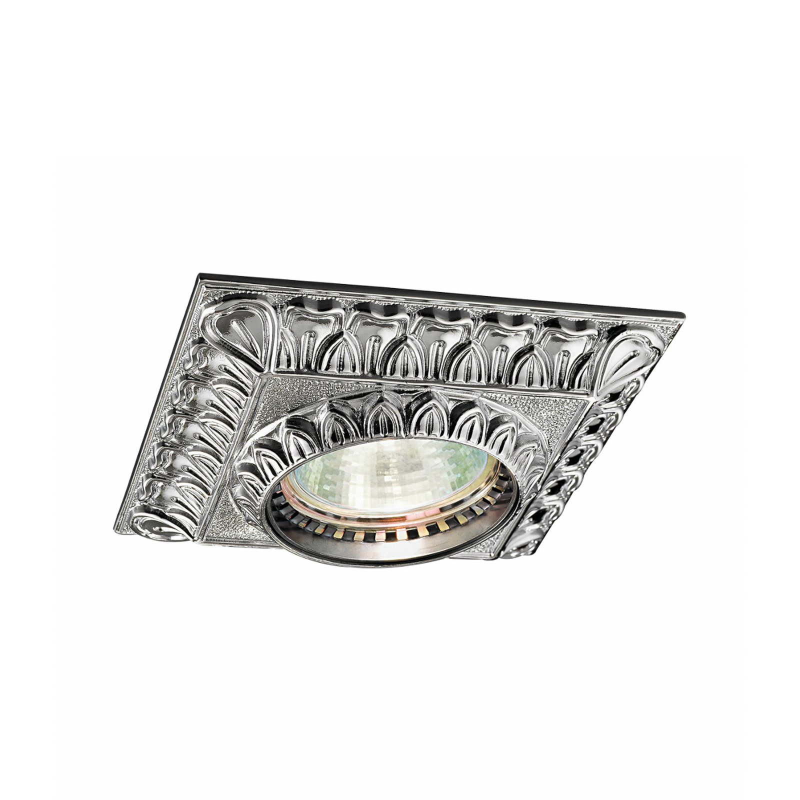 Kolarz downlight de techo Milady, cromado, longitud 10 cm