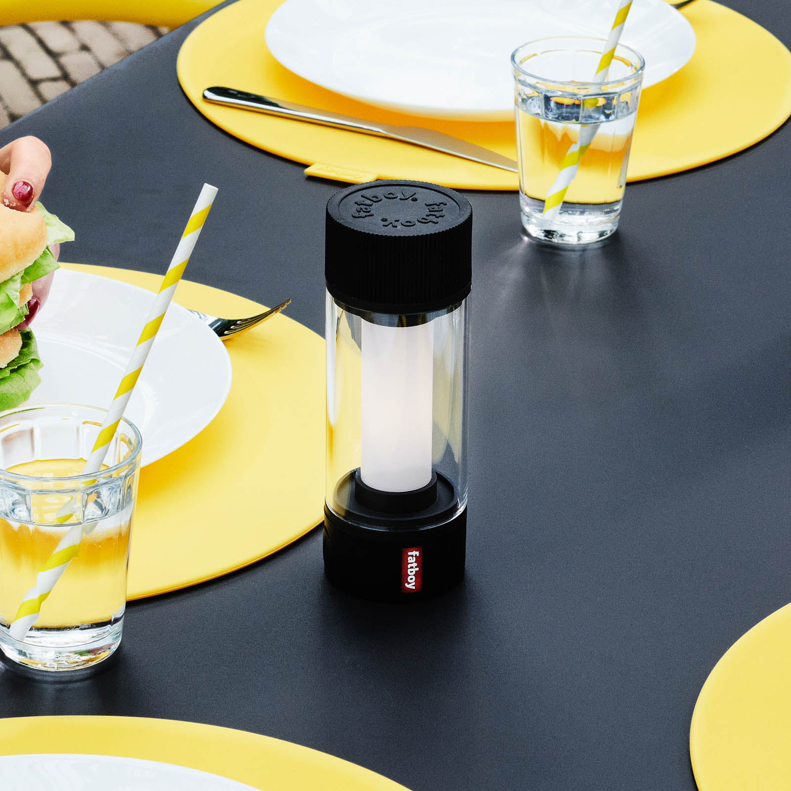 Fatboy lampe table LED Tjoepke batterie anthracite