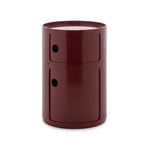 Componibili Big Container, červená, 2 prvky, výška 61,5 cm - Kartell