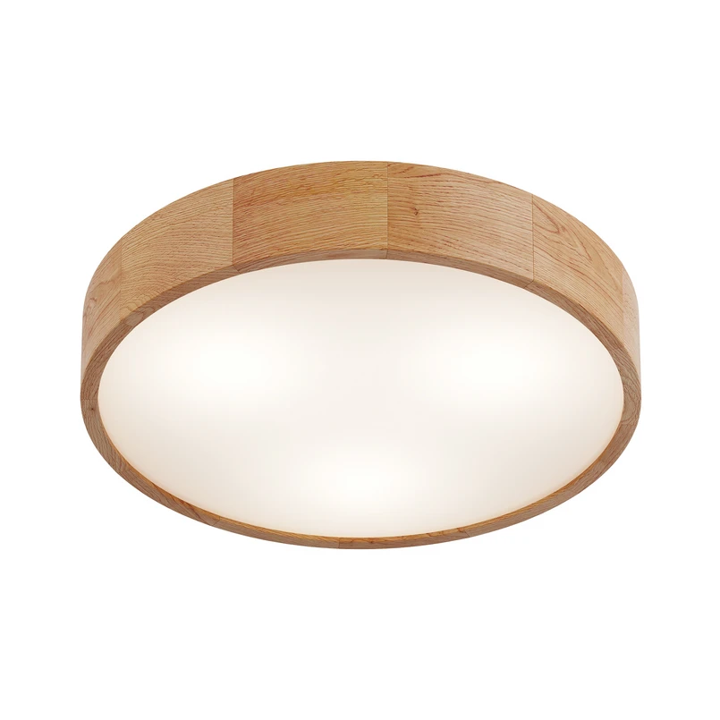 Envostar - Kerio Deckenleuchte Eichenholz natur Ø 47 cm