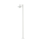 Montaro LED-Außenleuchte, weiß, 220 cm, IP54, Aluminium - Lucande
