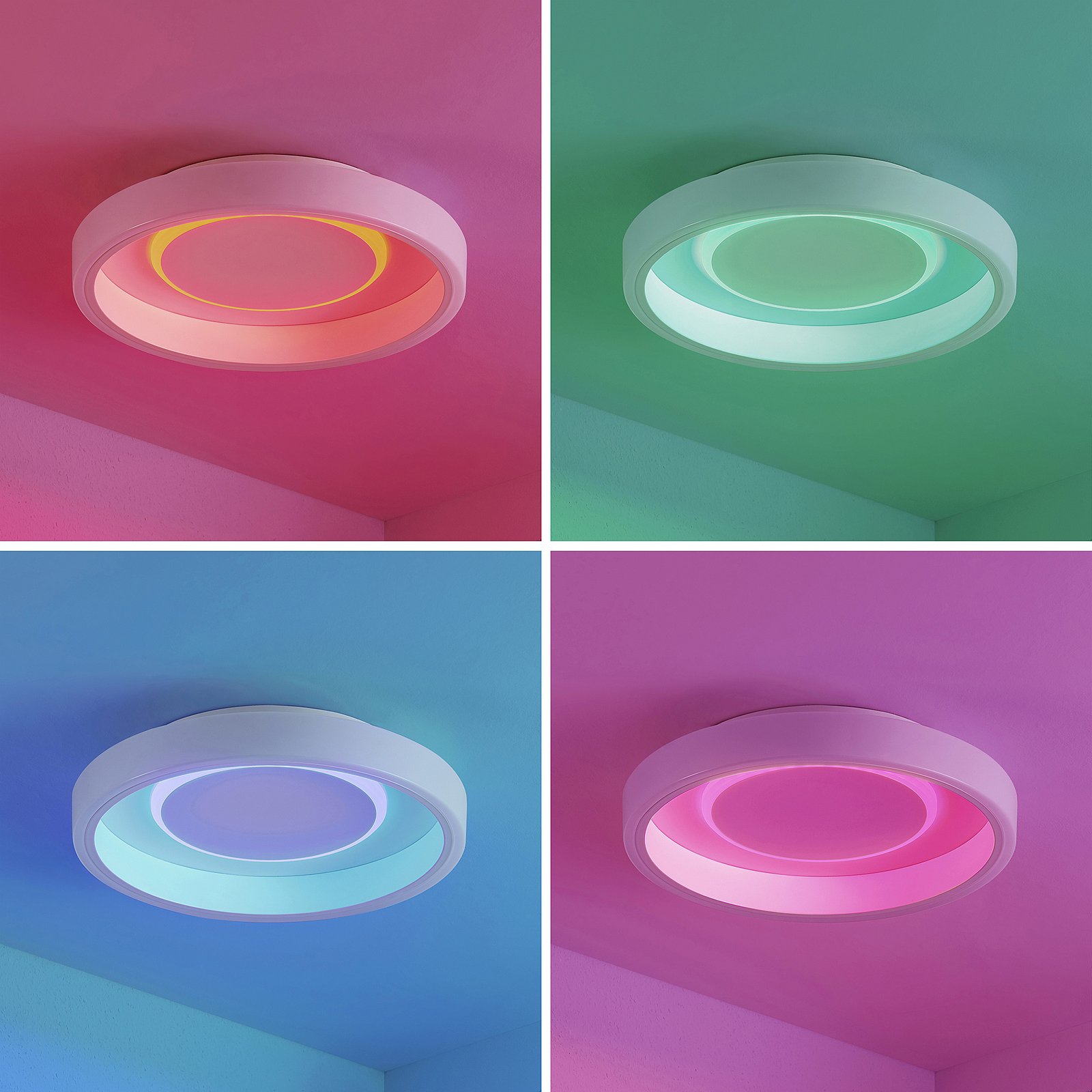 Wikani Ceiling Lamp White - Lindby
