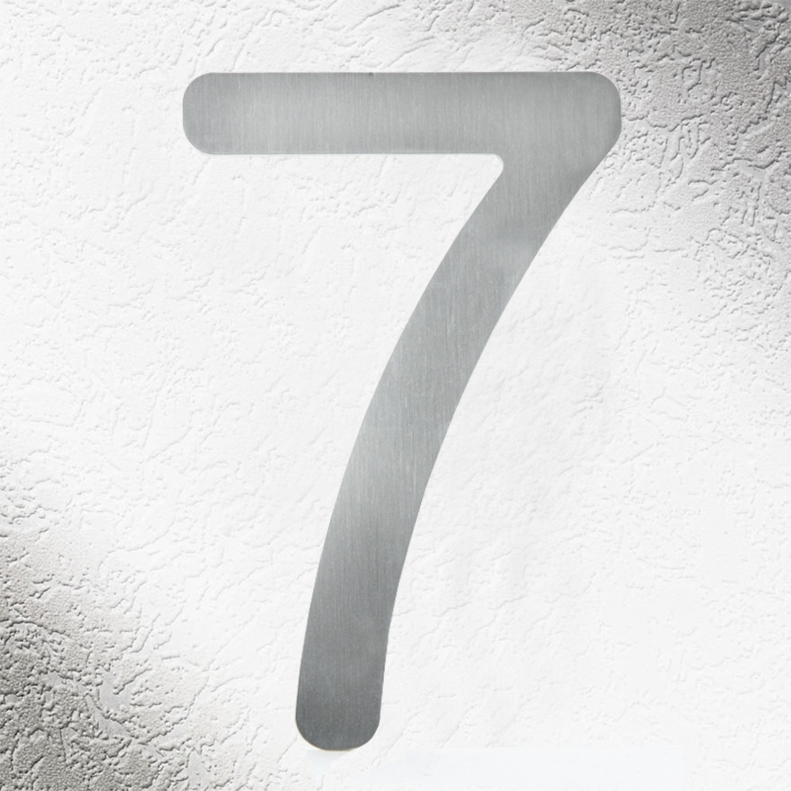 Kiváló minőségű házszámok rozsdamentes acélból „7”