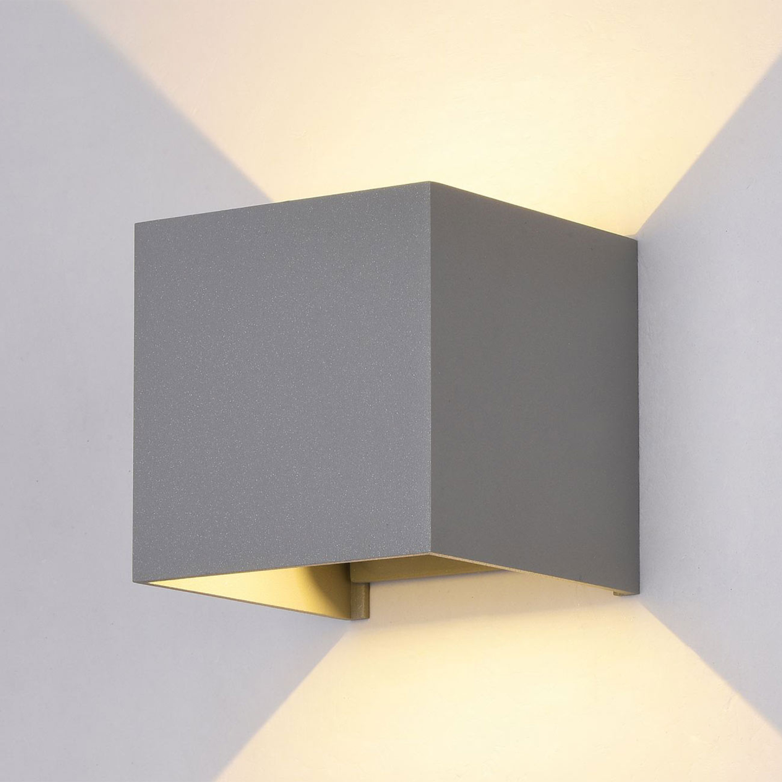 LED-Außenwandleuchte Fulton, 10x10cm