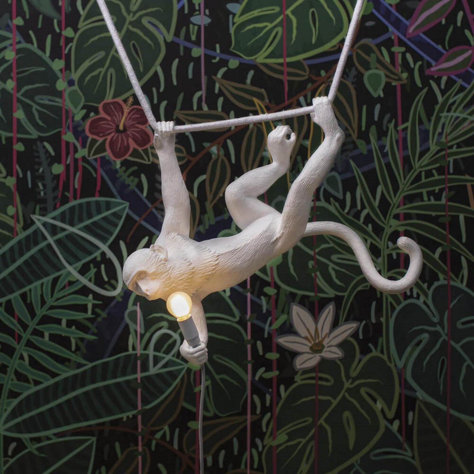 Monkey Swing Taklampa Vit - Seletti