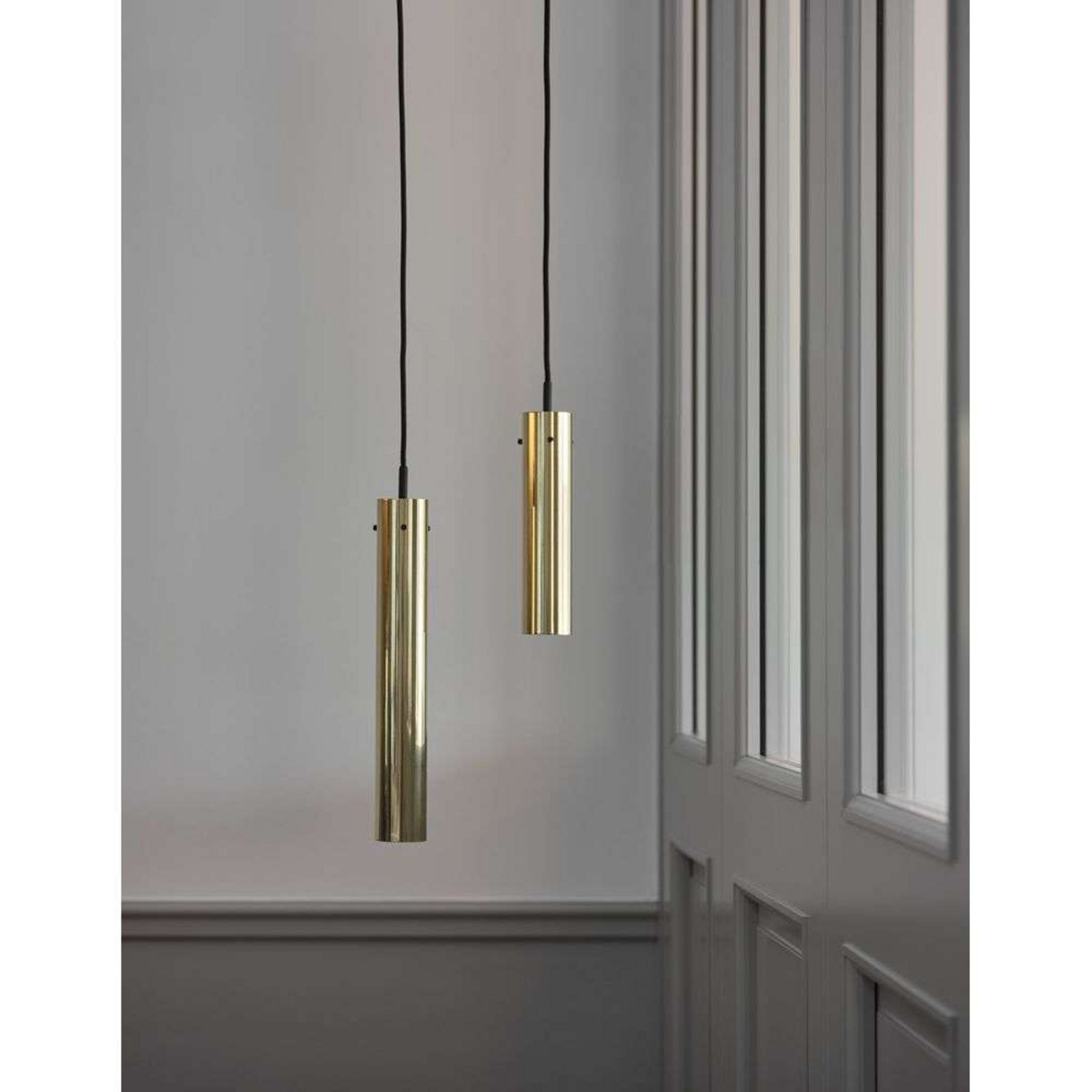 FM 2014 Candeeiro Suspenso Ø5,5xH36 Solid Glossy Brass - Frandsen