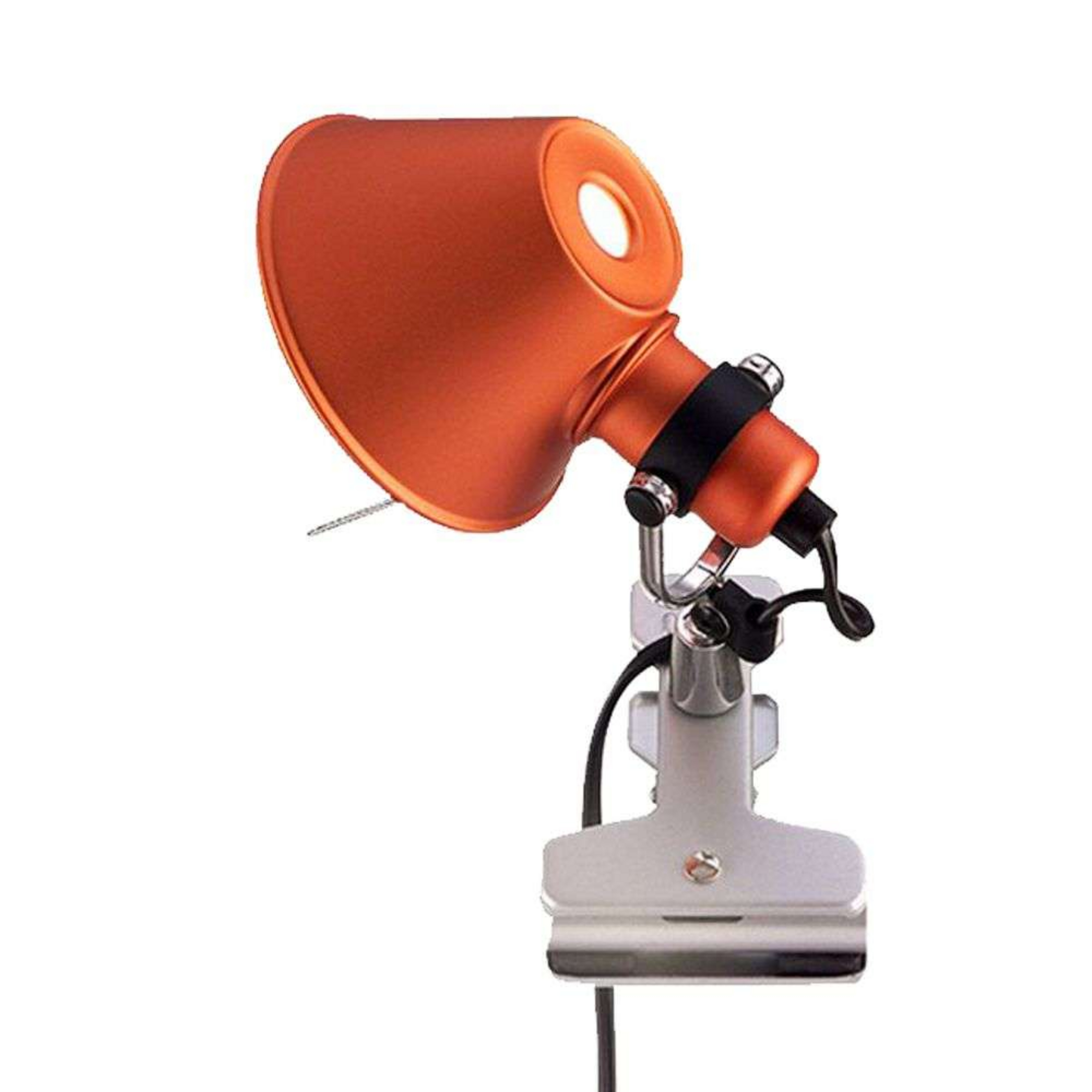 Tolomeo Micro Pinza Applique da Parete Arancione - Artemide