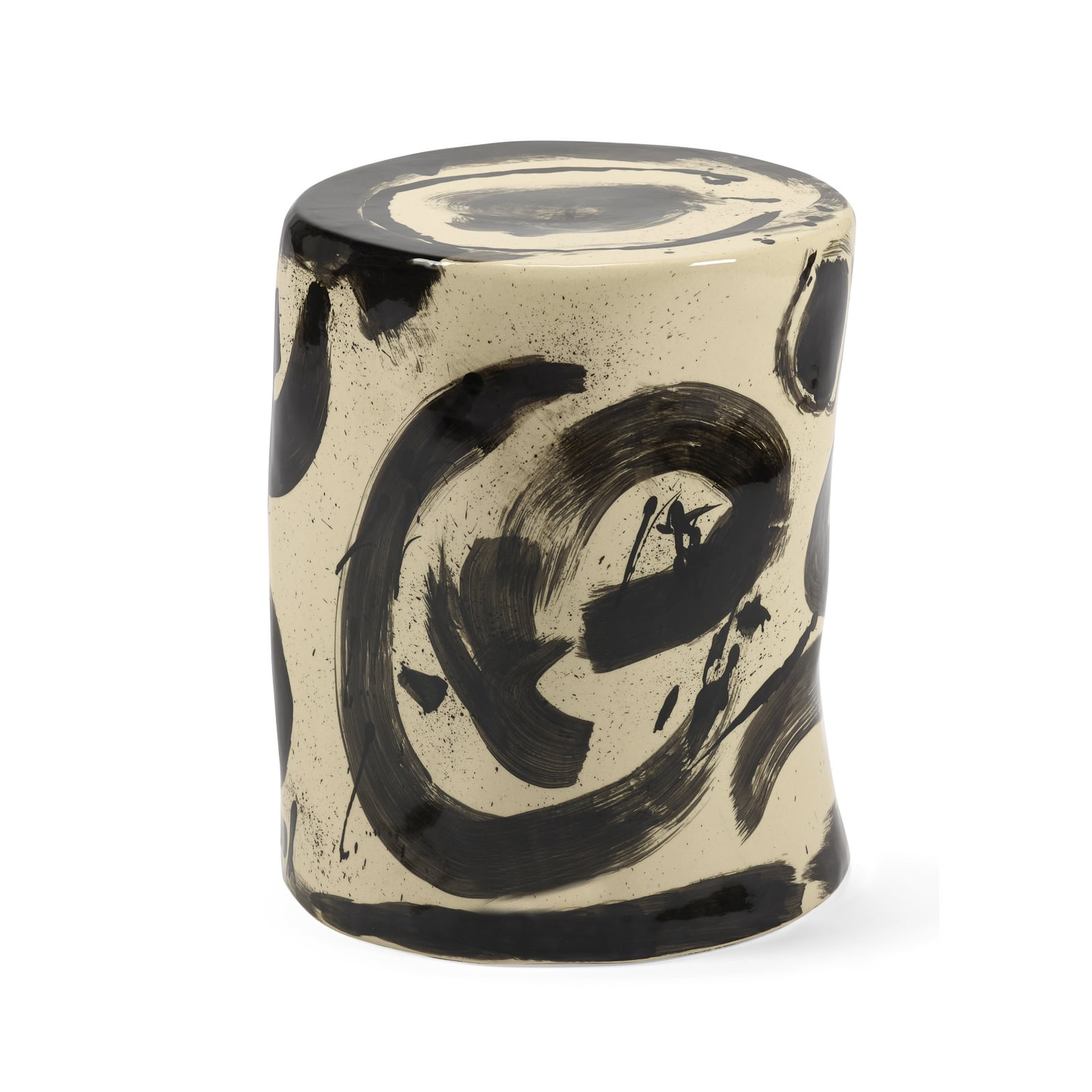 06 BLACK SOPHIA PAWN sidebord, keramik, højde 34 cm – Serax