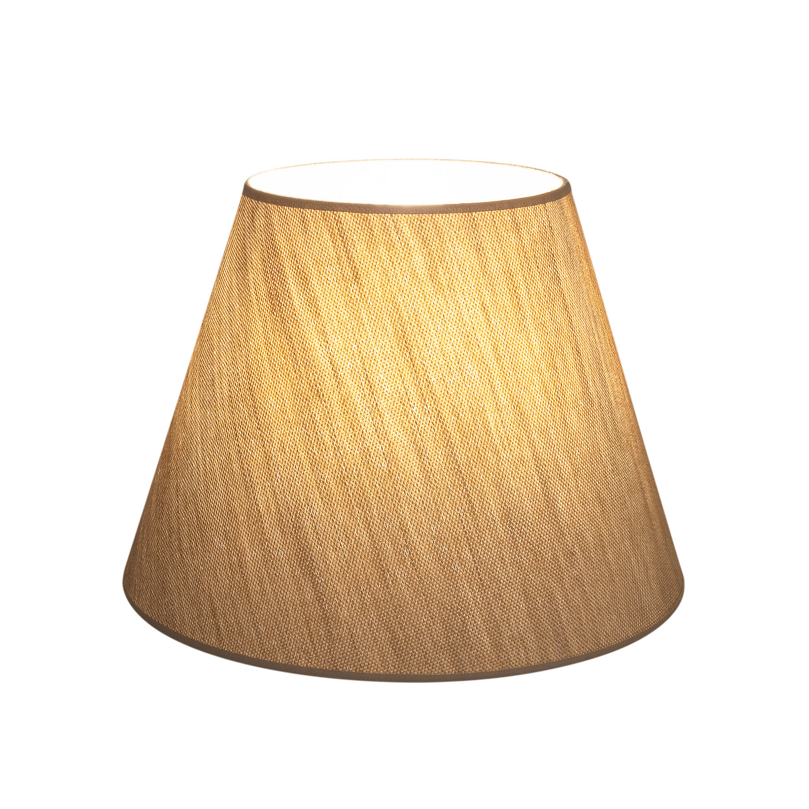 Kap Cone, beige, hoogte 30 cm, textiel Kap Cone, beige, hoogte 30 cm, textiel