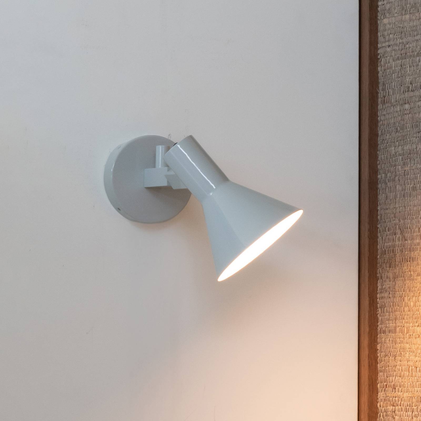 IT'S ABOUT ROMI Wandlampe Stavanger hellgrau, Stecker, 20 cm günstig online kaufen