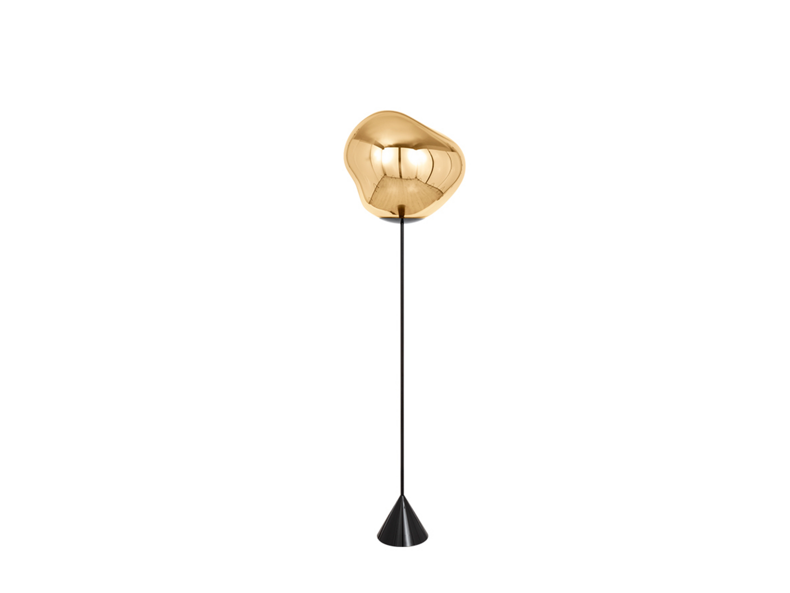 Melt Cone Slim Lampadar Gold - Tom Dixon