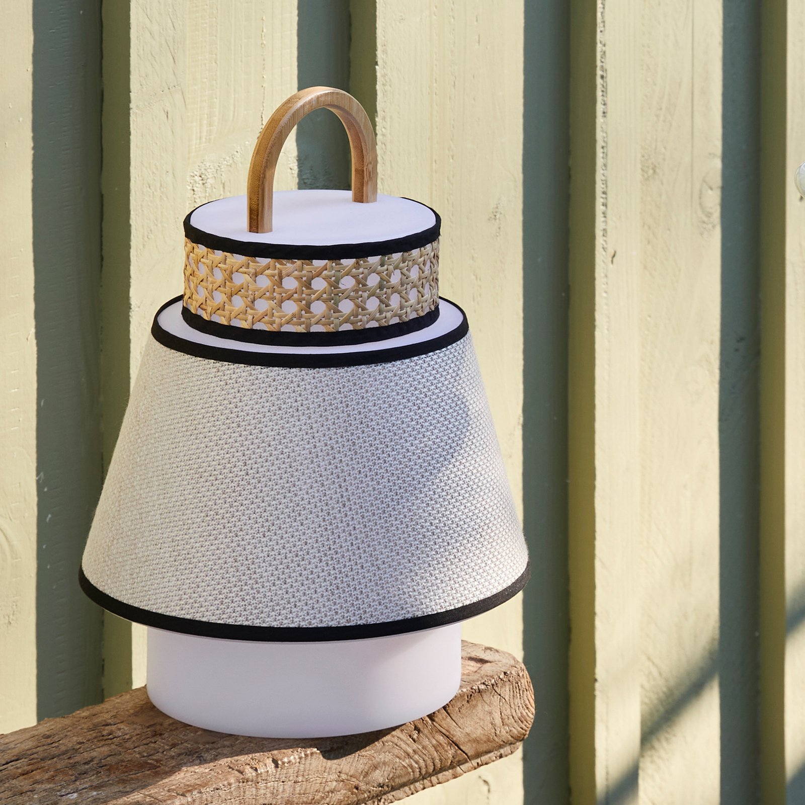 Singapour LED-Terrassenlampe USB sand - MARKET SET Singapour LED-Terrassenlampe USB sand - MARKET SET