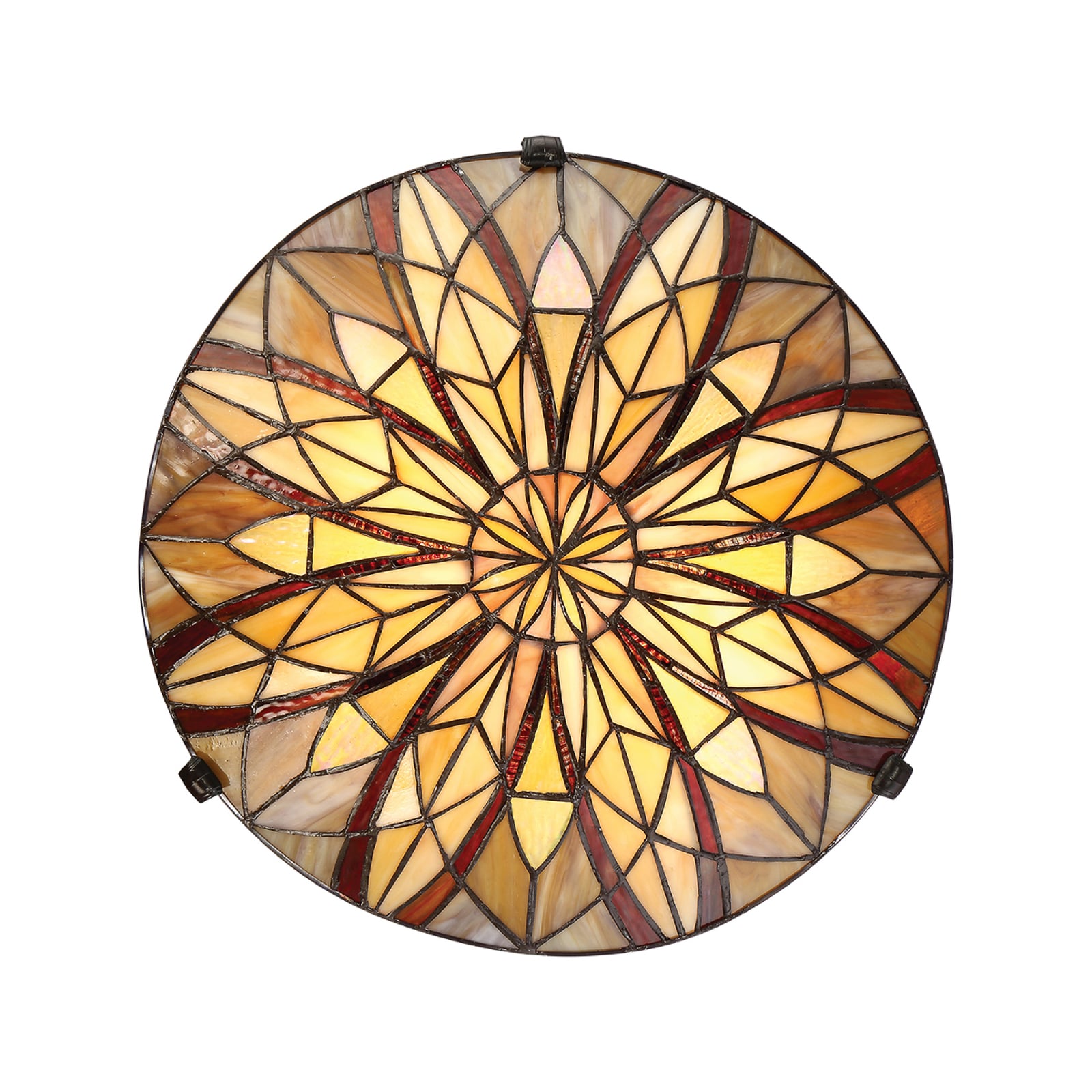 Victory loftlampe, gul/rød, 42 cm – QUOIZEL
