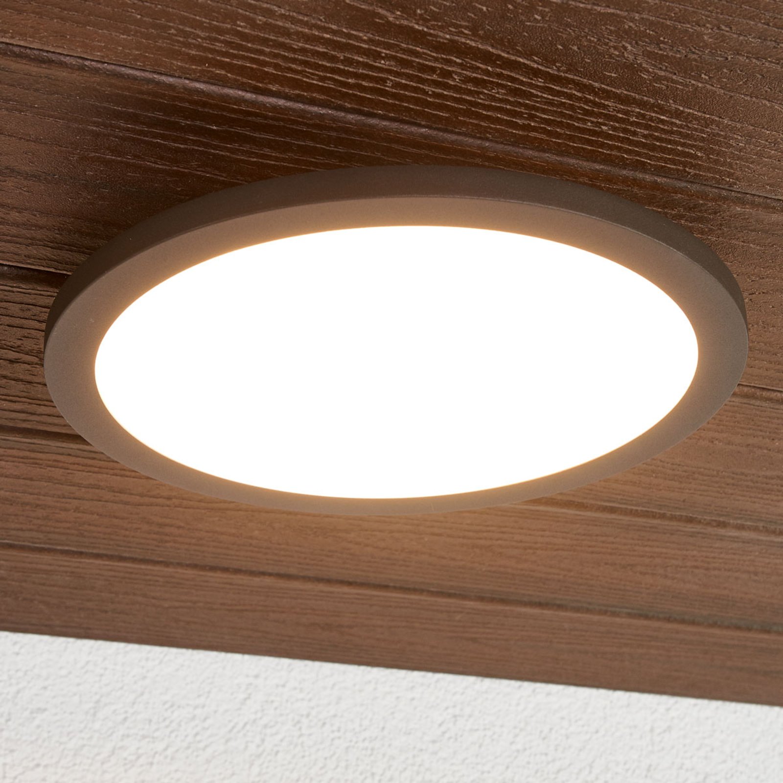 Malena LED Ulko Kattovalaisin w/Sensor Dark Grey - Lucande