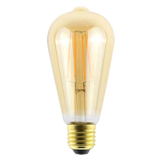 LED lamp E27 ToLEDo RT ST64 6W 825 goud dimbaar