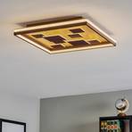 Rico LED φωτιστικό οροφής, dimmable, γωνιακό, καφέ