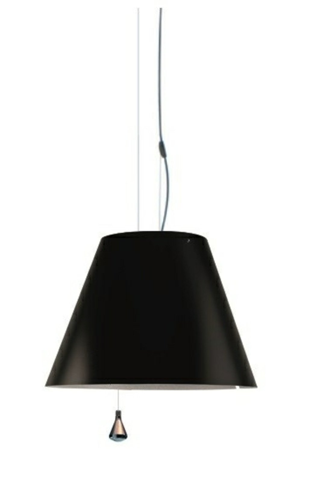 Costanza Závěsná Lampa Up/Down Liquorice Black - Luceplan